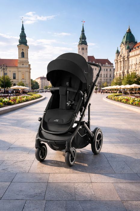 Britax  5Z Smile carucior Sport + Landou Space Black, Nou , Nefolosit