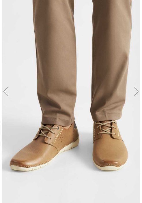 Мъжки обувки естествена кожа Lasocki КАМЕЛ, 45 номер