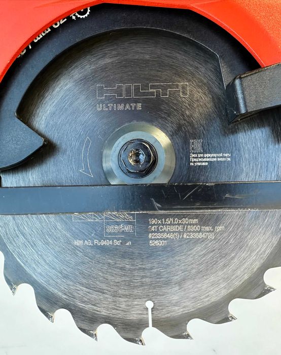 Hilti SC 30WR-22 Nuron - Безчетков ръчен циркуляр 22V перфектен!