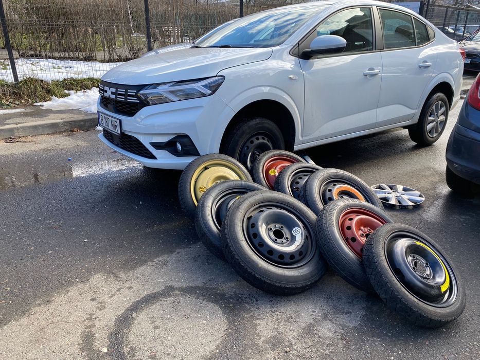 Roata rezerva slim ingusta compatibila Dacia Logan R14 4X100 60,1 Gc