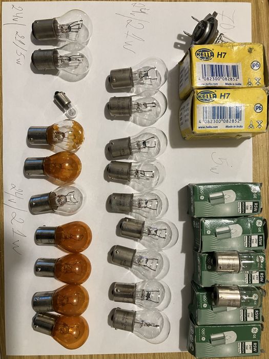 Крушки 24V. За автобуси и камиони.