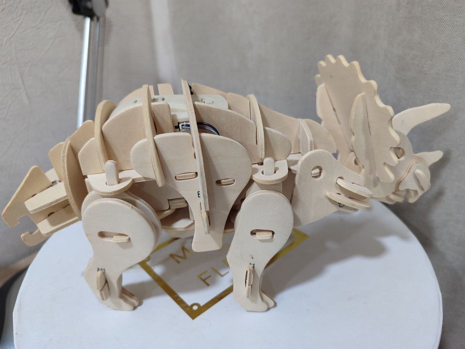 Конструктор деревянный Robotime , Triceratops