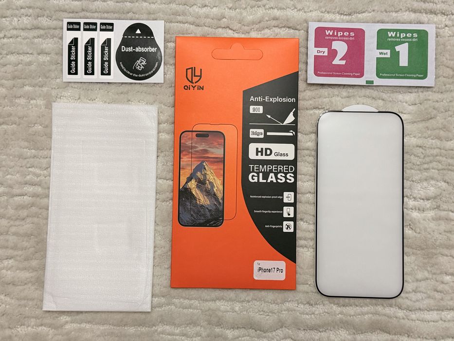 Folie sticlă securizată HD iPhone 17 toate modelele – protectie ecran