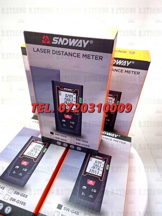 Dispozitiv Masura Laser 40m Sndway Digital Portabil Usor De Manevrat