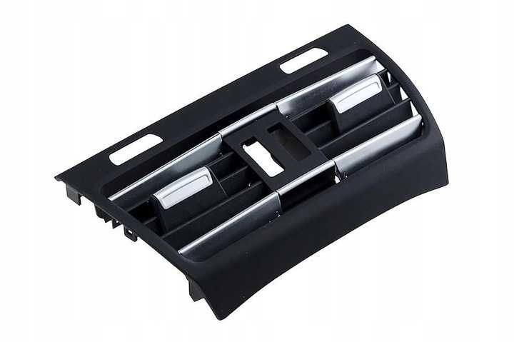 Заден централен въздуховод за BMW 7 F01/F02 2008 - 2015 Черен с хром