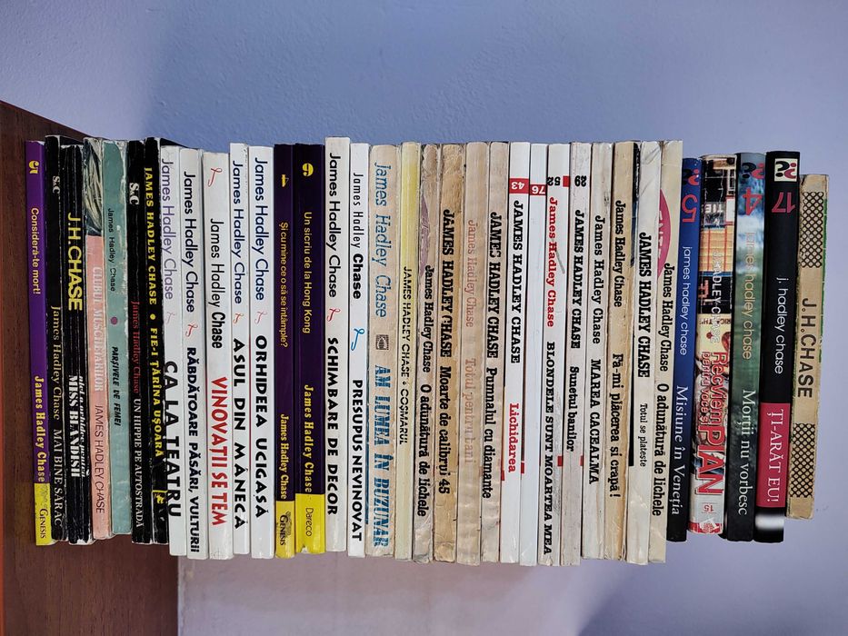 James Hadley Chase – set 35 romane politiste