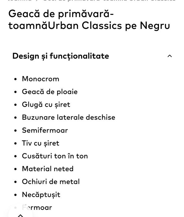 Geacă Urban Clasics Nouă L