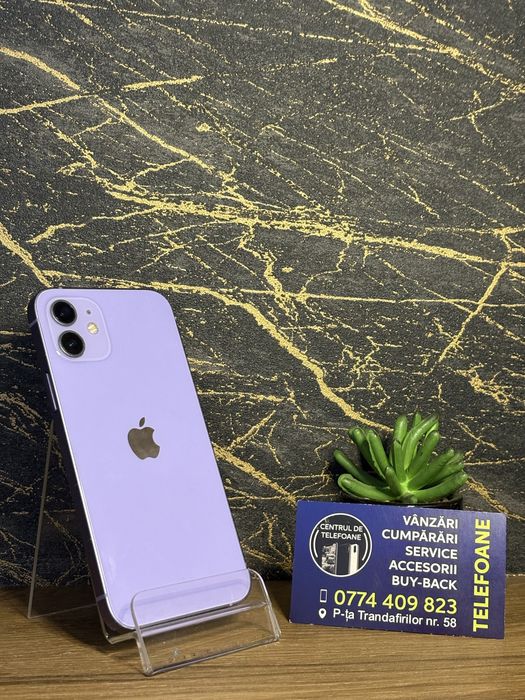 Iphone 12/64GB/2 Ani Garantie Centrul de Telefoane/rate
