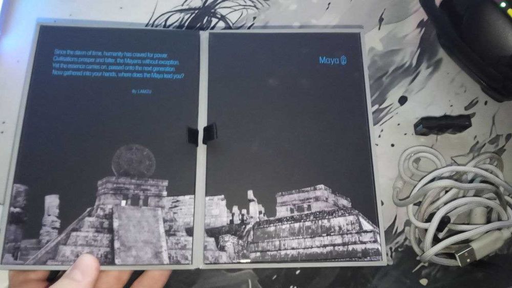LAMZU Maya x  серого цвета , игровая ультролегкая 45 грамм
