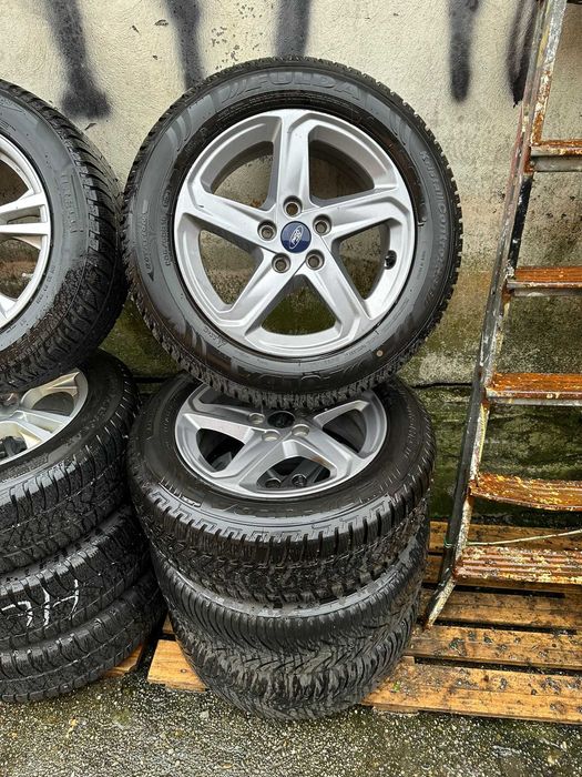 Set jante aliaj R16 ford 5x108 cu anvelope iarna fulda 205/60R16
