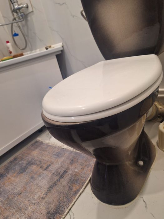 Продам комплект унитаз и раковину тюльпан