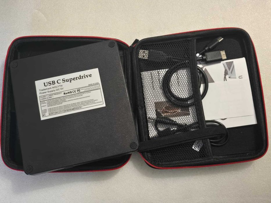 DVD Writer extern portabil NOLYTH, USB 3.0 USB-A 2.0, Micro USB  TF SD