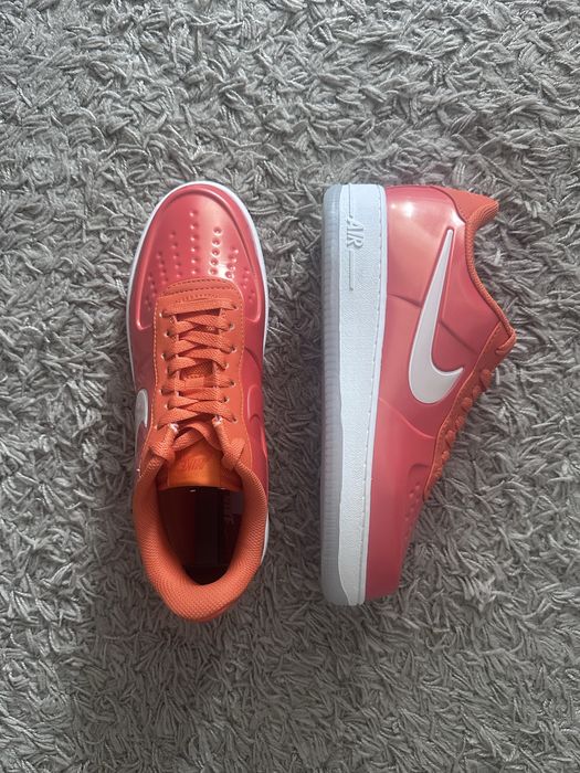 Nike Air Force 1 Foamposite Orange/White Size EUR 42.5