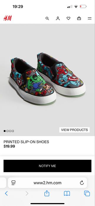 Marvel детские макамины