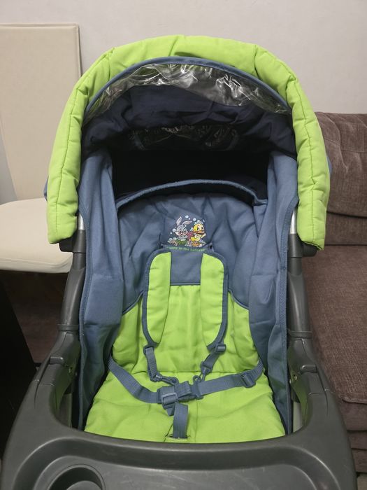 Комбинирана бебешка количка+ столче за кола