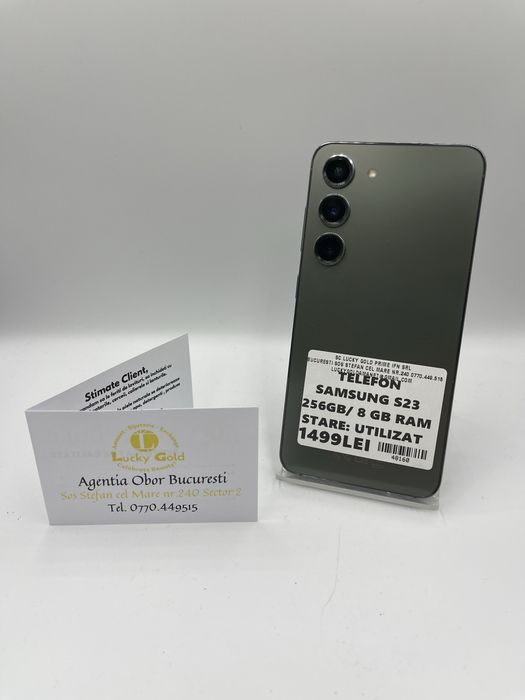 Samsung S23 256GB/8GB RAM FACTURA/GARANTIE #48160