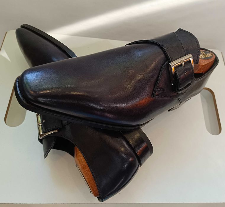 Pantofi de lux 40 42 43 44 46 46 47 monk GREVE NOI lucrati manual piel