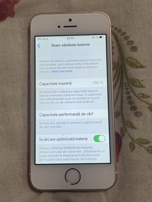 Vand iphone  SE de 16 giga