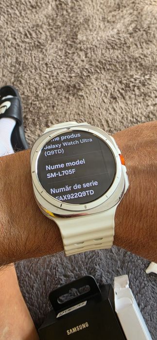 Vand Samsung Watch Ultra, la cutie in stare perfecta de funcționare