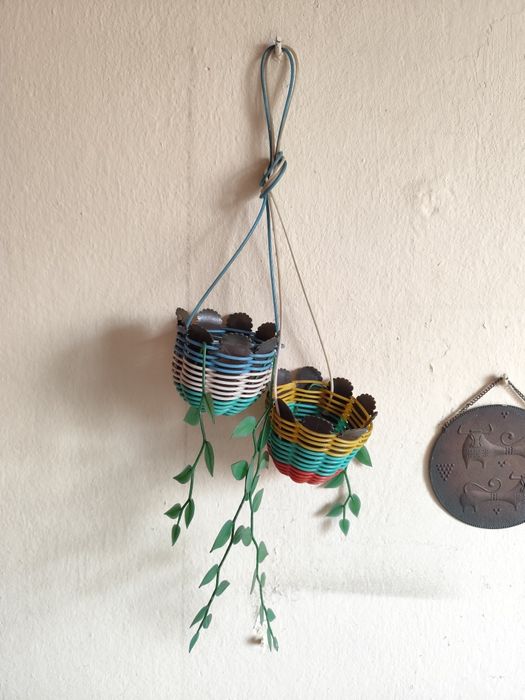 Горшок для цветов подвесной (советский 1975)