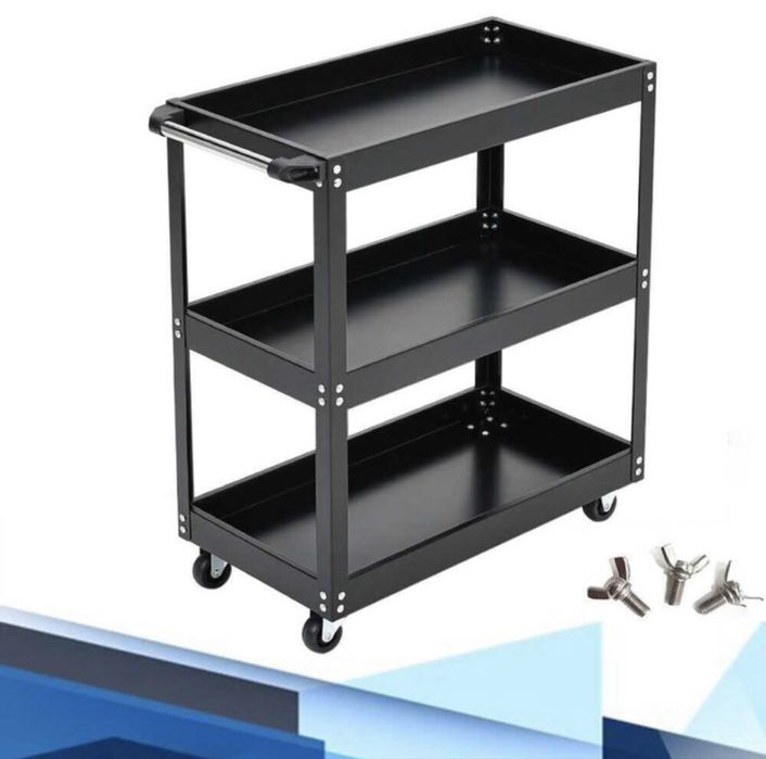 ПРОМОЦИЯ Количка за инструменти с три рафта Сервизна количка