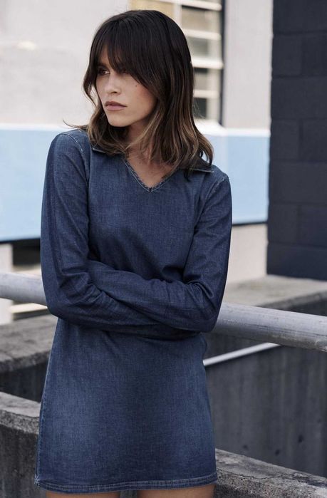 Нова дънкова рокля Зара Zara