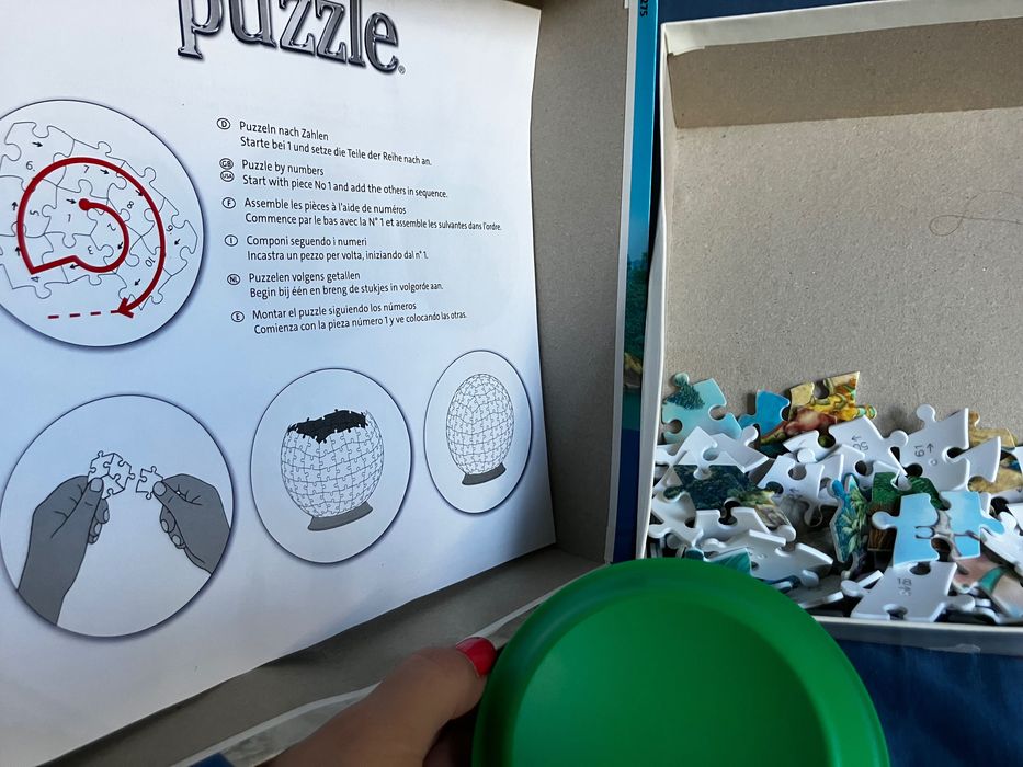 3D пъзел сфера + карти Клевър бук + подаръци