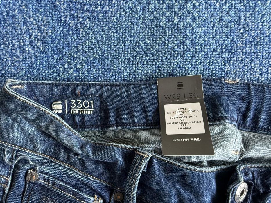 G-Star RAW 3301 Low Waist Skinny Jeans ОРИГИНАЛНИ дамски дънки - 27-28