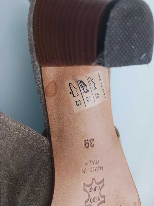 Нови обувки, естествена кожа, стелка 25,5 - от 13 евро до 20 евро