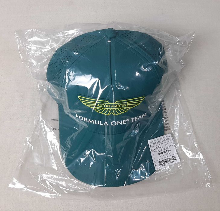 Aston Martin x Hugo Boss F1 Team Cap - Оригинална шапка с козирка