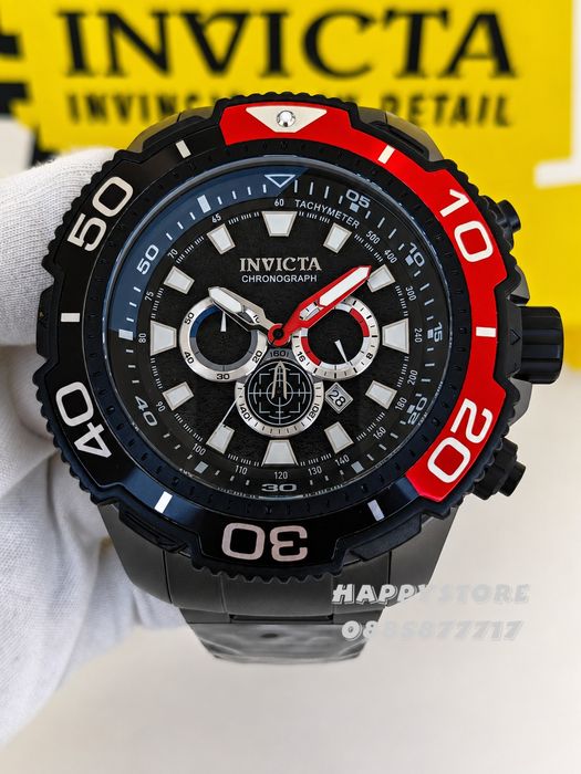 INVICTA Commandor Titanium Red 71 mm, Инвикта нов мъжки часовник