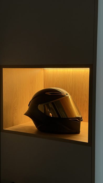 Casca Moto AGV Pista 70 year Anniversary | Carbon Mat-Auriu masura MS