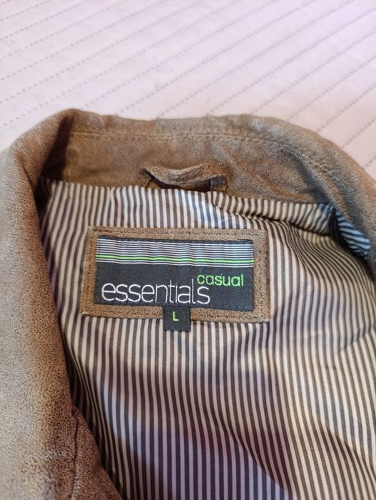 Мъжко яке от естествена телешка кожа