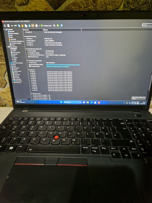 Vand laptop lenovo ThinkPad L 15  i5 1335 u ca nou