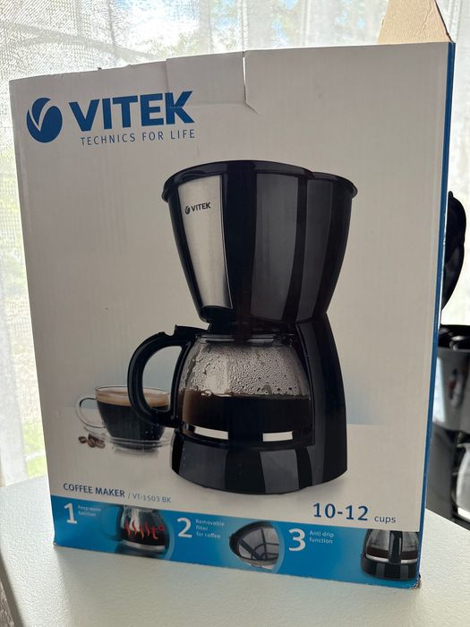 Кофеварка Vitek VT-1503 черный