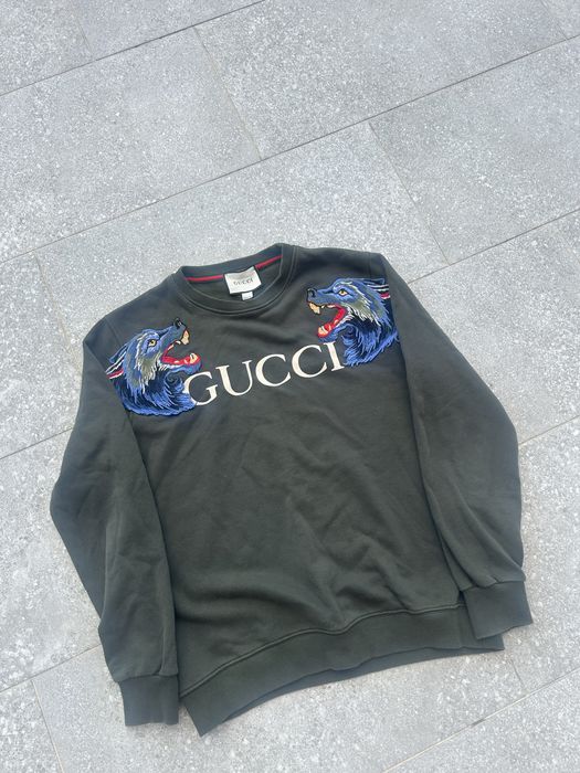 Bluza gucci cu lupi de barbati
