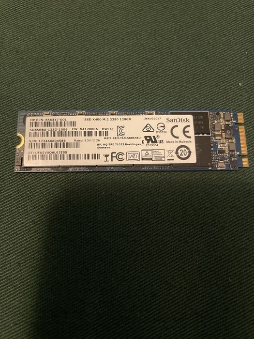 SSD M.2 Sandisk 128 GB