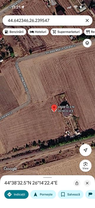 Teren intravilan 1.500 mp Moara Vlăsiei – Zonă rezidențială nouă, case