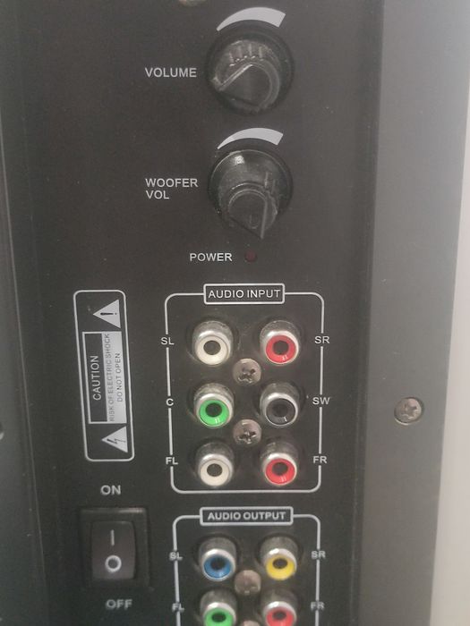 Сабвуфер и колонки