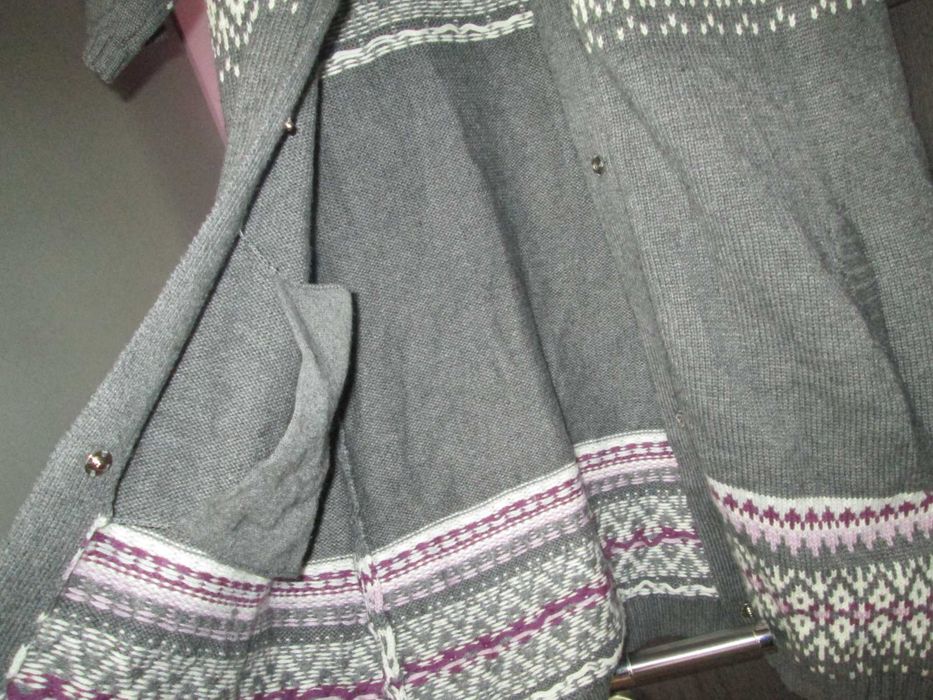 cardigan gri cu buzunare S