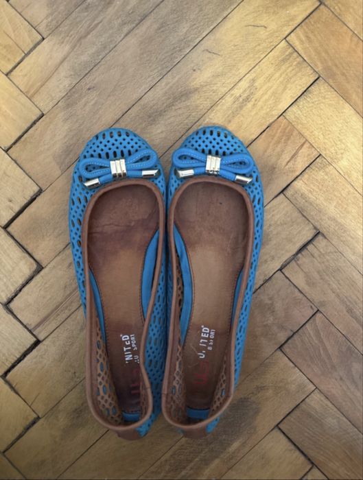 Balerini din PIELE albastri