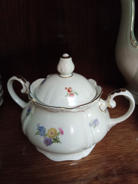 Фарфоровый чайно кофейный сервиз ГДР