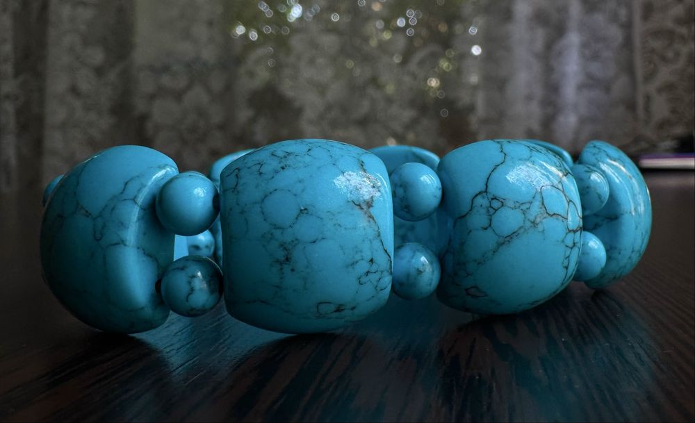 Браслет из бюрюзы натуральной