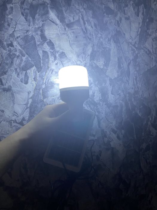 Новая Лампа на солнечной панели