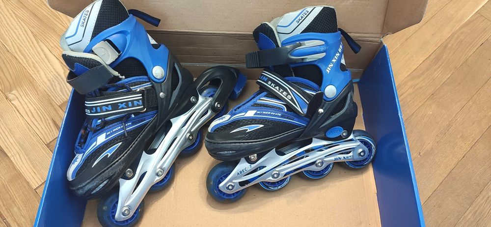 детски ролери, цвят син