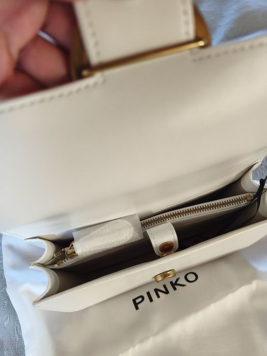 Чанта Pinko от естествена кожа