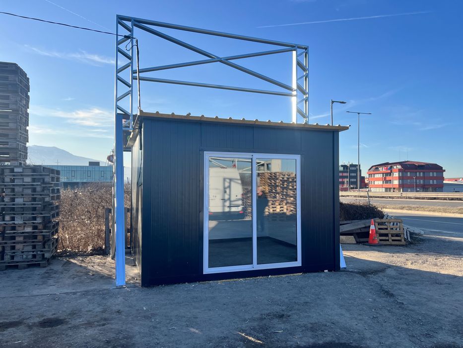 Премествамо бунгало за офис , сглобяема къща