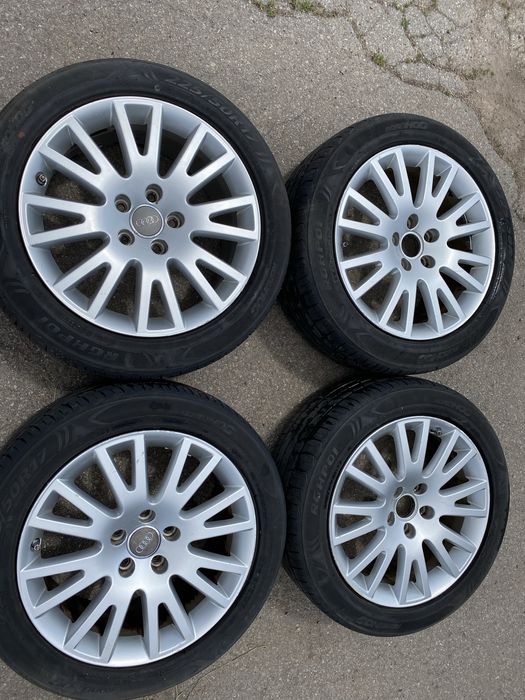 Оригинални джанти 17” с летни гуми за Audi A6/C6/5x112