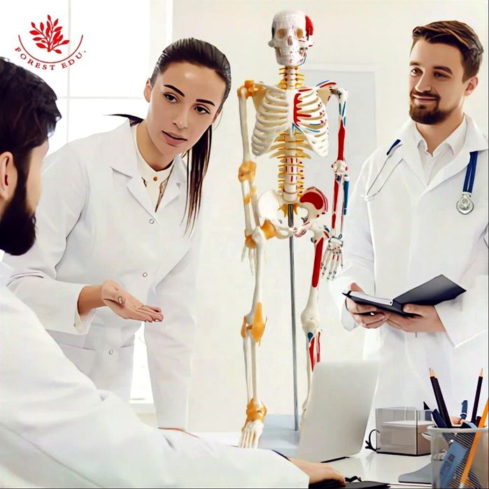 Скелет человека 85см, муляж, макет, Skelet,