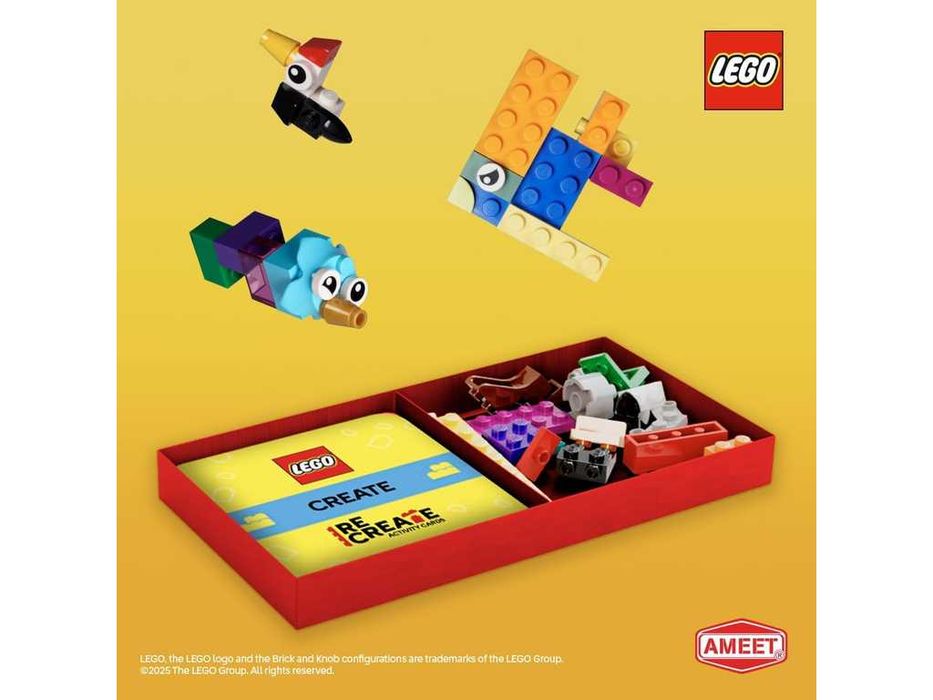 НОВИ! Активни карти Lego Recreate Животни